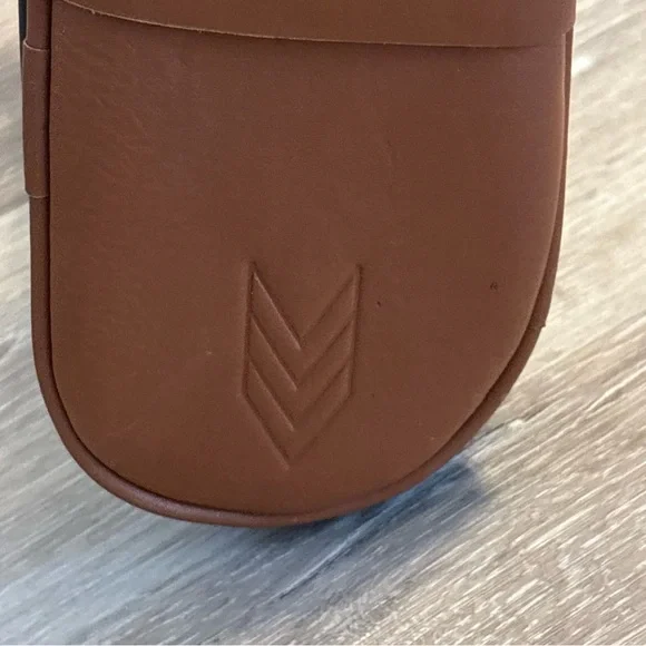 Genuine Leather Toiletry Case Men’s Brown & Black Travel Piece Organize Vacation - Picture 7 of 13